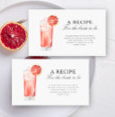 Search for cocktail recipes postcards Watercolor
