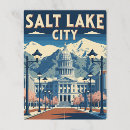 Search for lake city postcards Illustration