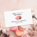Search for pastry chef business cards Pink