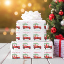 Search for vintage christmas car wrapping paper Green