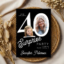 Search for surprise 40th birthday invitations Forty