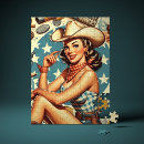 Search for cowgirl puzzles Country