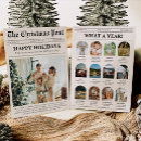 Search for newspaper christmas cards What a year