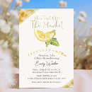 Search for fresh lemon invitations Watercolor