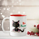 Search for funny cat christmas mugs Grumpy