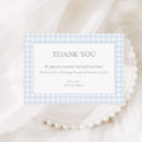 Search for gingham thank you cards Boy baby shower