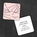 Search for bobby pins business cards Black and white