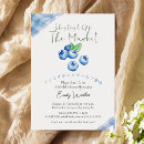 Search for blueberry bridal shower invitations Botanical