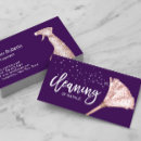 Search for purple house business cards Cleaning service