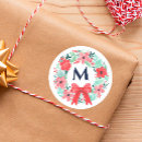 Search for blue floral wreath stickers Bow