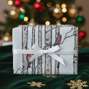 Search for snowy trees wrapping paper Festive