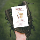 Search for vintage baseball baby shower invitations Retro