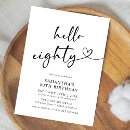 Search for white birthday invitations Typography