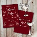Search for cocktail seasonal invitations Minimalist