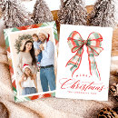 Search for green and red christmas cards Plaid