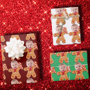 Search for face wrapping paper Gingerbread