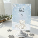 Search for teddy bear table cards Elegant