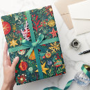 Search for christmas ornament wrapping paper Nostalgic