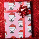 Search for dog face wrapping paper Face repeating pattern