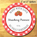 Search for baking business stickers Red