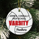 Search for volleyball christmas tree decorations Red