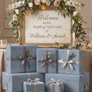 Search for rustic wedding wrapping paper Bride and groom