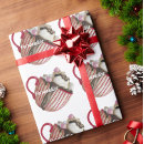 Search for hot cocoa wrapping paper Red
