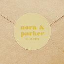 Search for yellow monogram stickers Simple