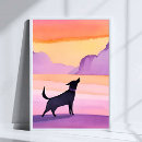 Search for howling posters Silhouette