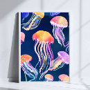 Search for watercolor jellyfish art Sea