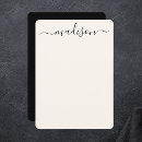 Search for black note cards Initial