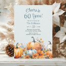 Search for autumn 60th birthday invitations Sixty