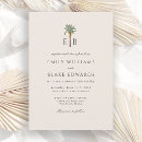 Search for palms wedding invitations Couple