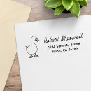 Search for duck rubber stamps Return address