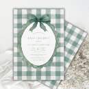 Search for gingham invitations Vintage