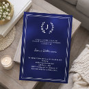 Search for milestones invitations Navy blue