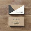 Search for modern business cards Interior designer