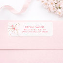 Search for gold pink return address labels Baptism