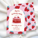Search for strawberry cake invitations Sweet