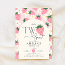 Search for two sweet birthday invitations Pink
