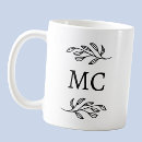 Search for three initial monogram mugs Trendy