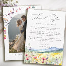 Search for mountain wedding thank you cards Nature