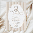 Search for vintage teddy bear invitations We can bearly wait