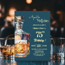 Search for mens 75th birthday invitations Cheers to 75 years