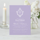 Search for purple christening invitations Lavender
