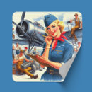 Search for vintage airplane stickers Aviation