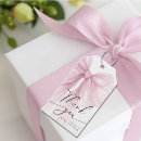 Search for baby shower gift tags Script typography