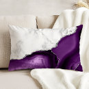 Search for purple and gray cushions Marble