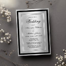 Search for black and silver wedding invitations Contemporary