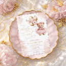 Search for whimsical baby shower invitations Teddy bear